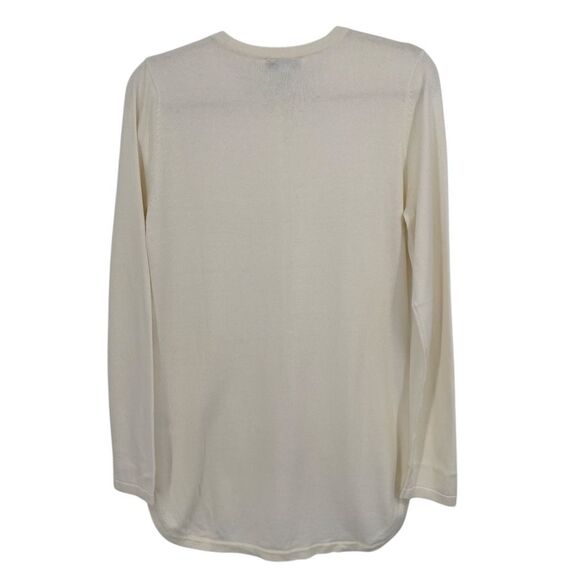 Isaac Mizrahi Live Cream Button Front Cardigan Sweater with Pockets Small NOWT - Picture 6 of 8